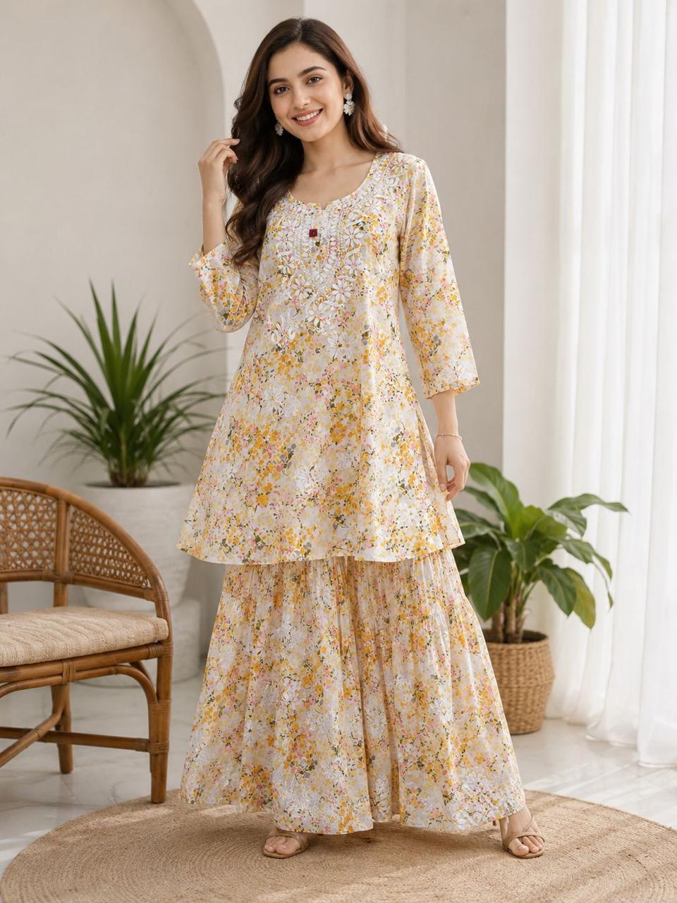 Zariya Chikankari Set