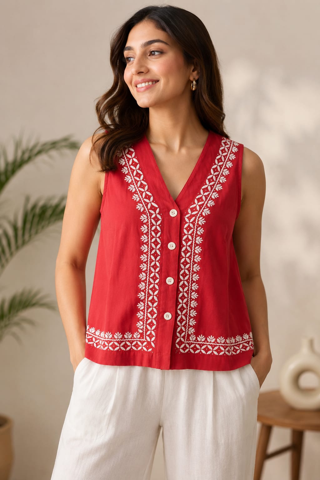 Virsa Vest Top
